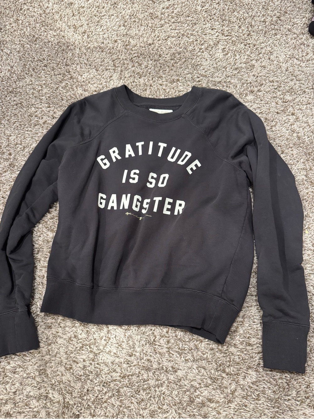 Spiritual Gangster Dark Gray Crewneck Sweatshirt